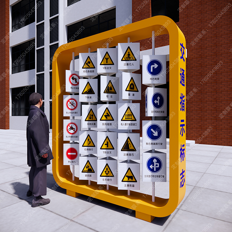 安全标志翻转牌