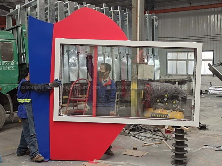 新疆阿克苏地区部队广告位灯箱