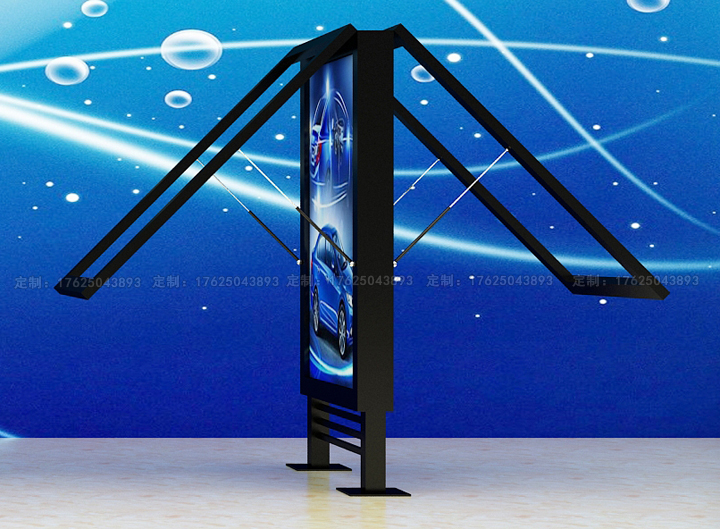 太阳能灯箱十（可加滚动画面系统）